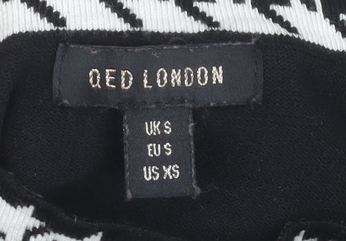 QED London Women's Black S Pullover Jumper
