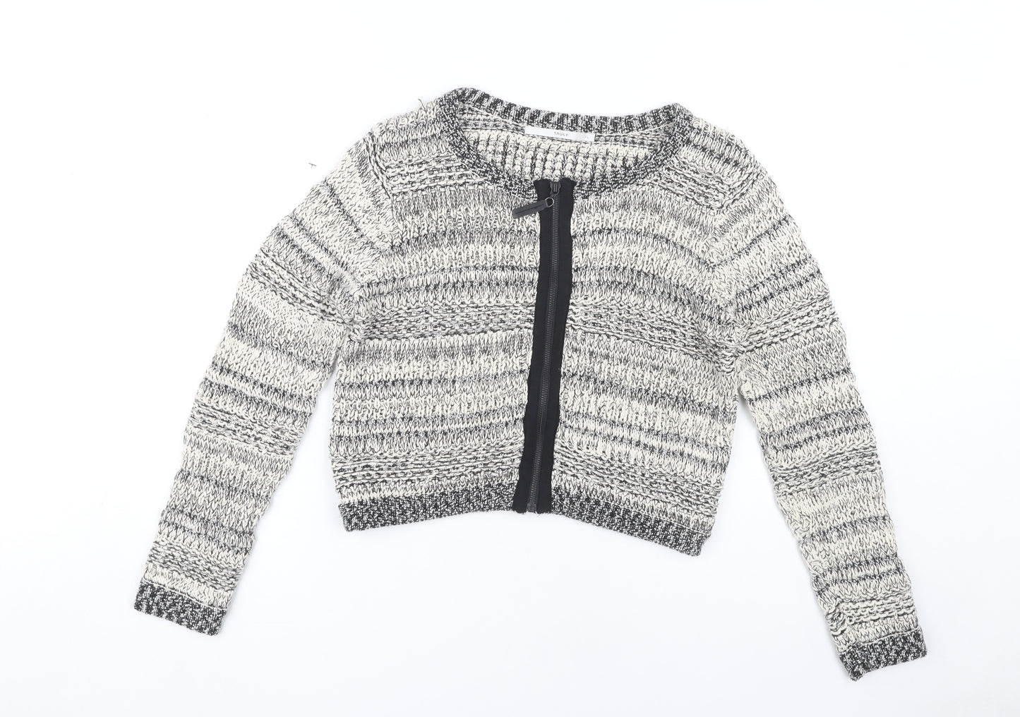 Truly Women's Grey Zip Cardigan L