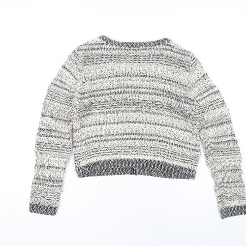Truly Women's Grey Zip Cardigan L
