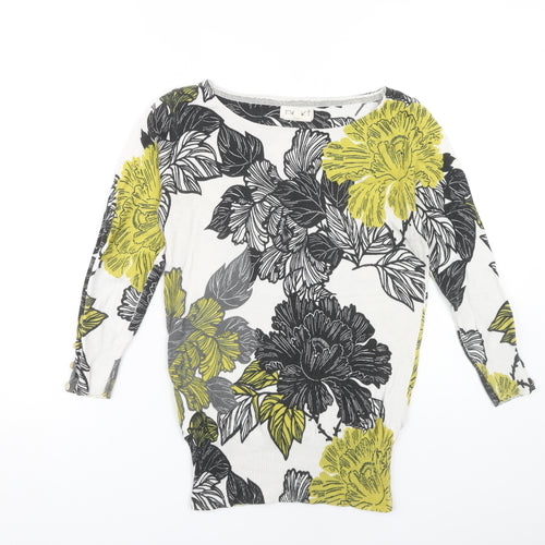 Next Women's Multicoloured Floral Jumper Size 8
