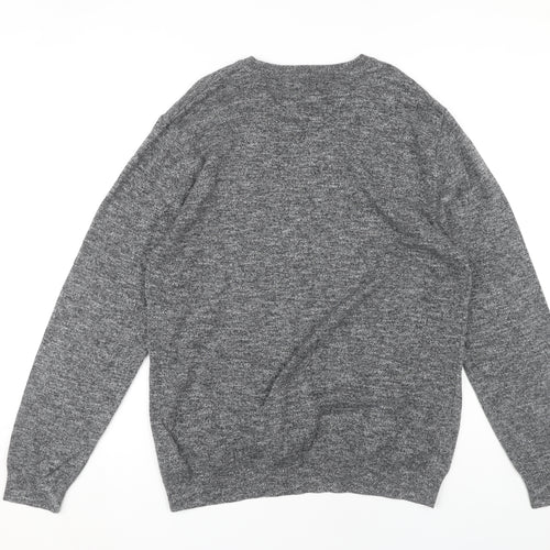 Next Men's Grey L Pullover Classic Knit Jumper
