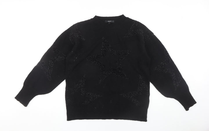 Next Women's Black Star Pullover Jumper - Size S