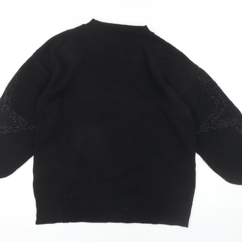 Next Women's Black Star Pullover Jumper - Size S
