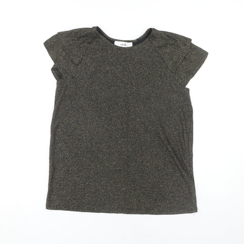 Next Women's Black T-Shirt Size 6