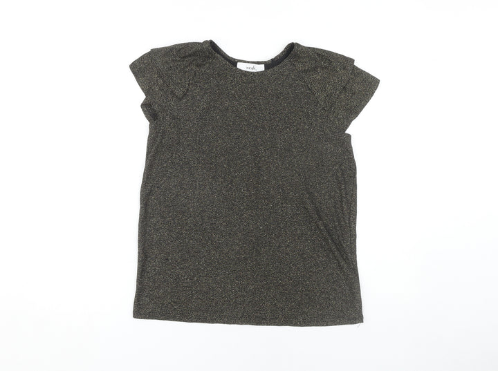 Next Women's Black T-Shirt Size 6
