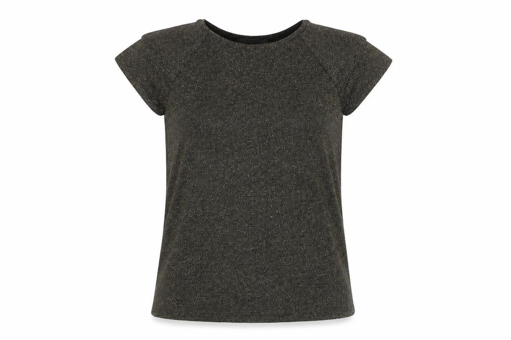 Front view of Next Women's Black T-Shirt, size 6