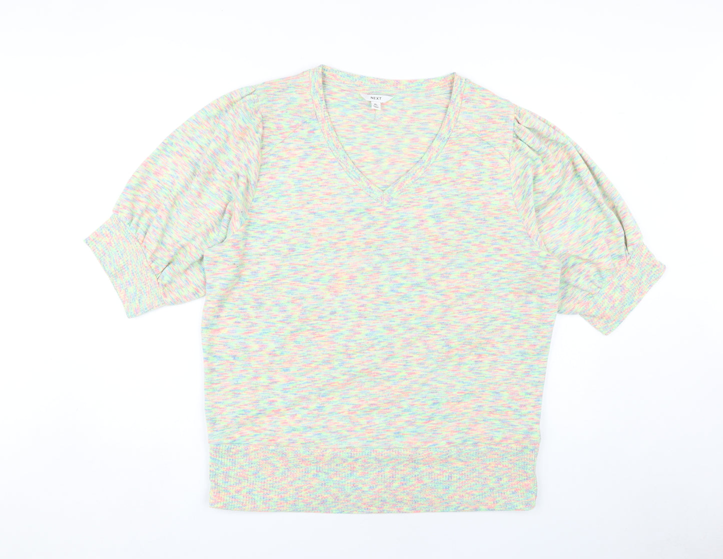 Next Women's Multicoloured V-Neck XL Pullover