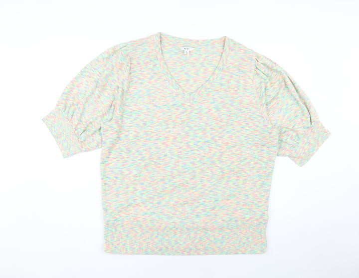 Next Women's Multicoloured V-Neck XL Pullover
