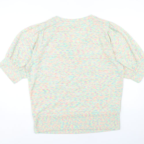 Next Women's Multicoloured V-Neck XL Pullover