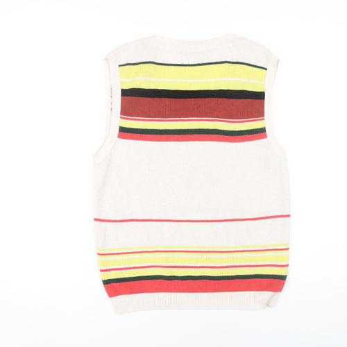 Next Women's Multicoloured Striped Vest M