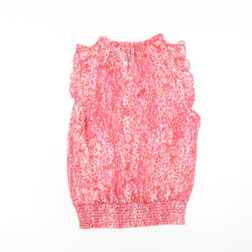 New Look Women's Pink Sleeveless Blouse UK 10