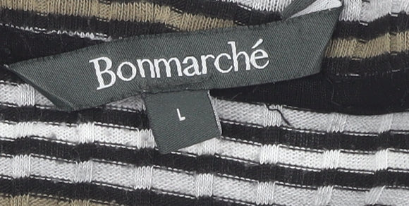 Bonmarché Women's Multicoloured Open Front Cardigan L