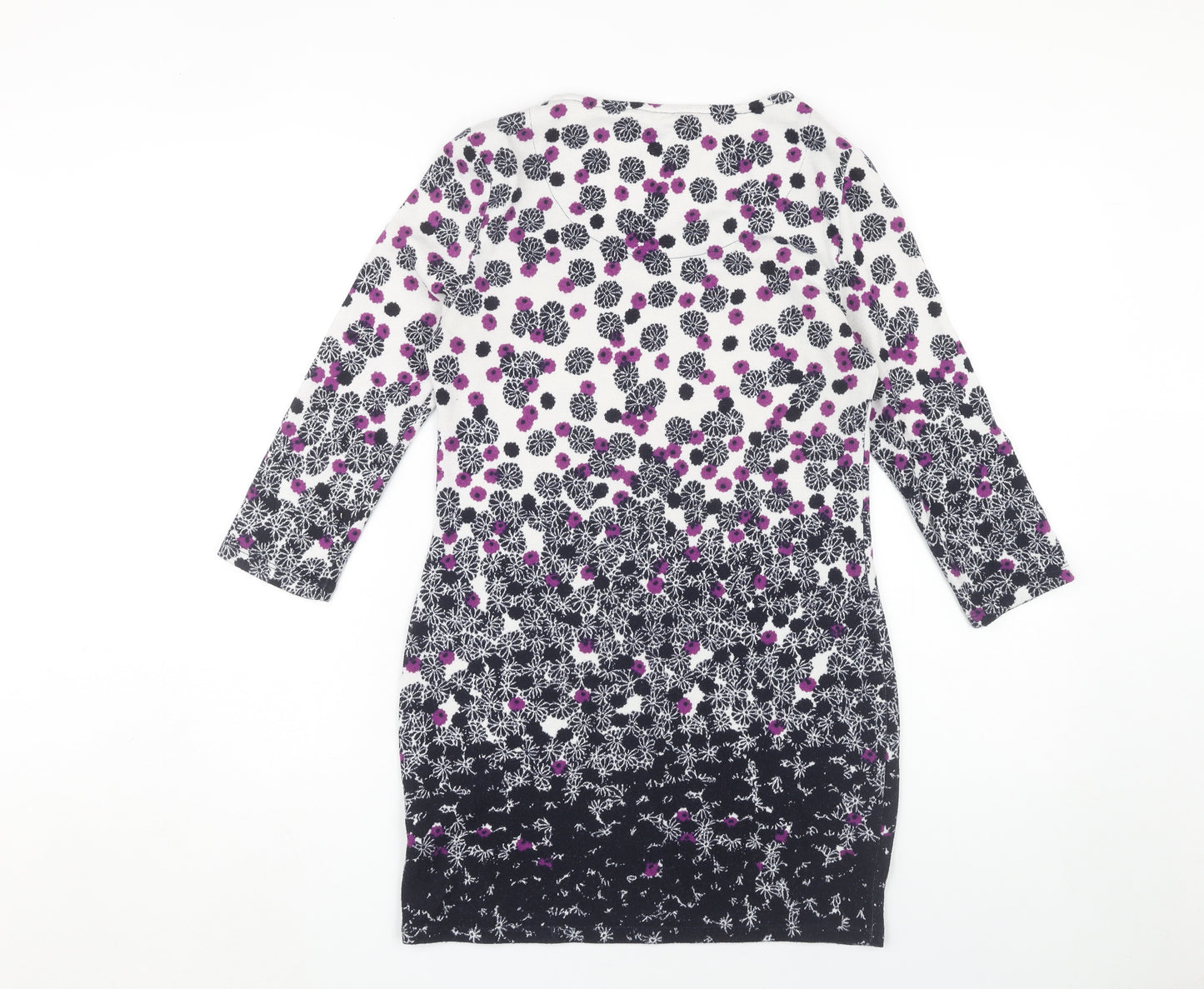 Marks and Spencer Women's Black Floral Dress UK 8