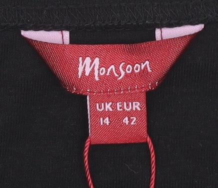 Monsoon Women’s Black Off-Shoulder Top Size 14