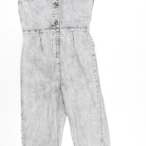 Next Grey Denim Jumpsuit for Girls Age 11 - Stylish & Casual