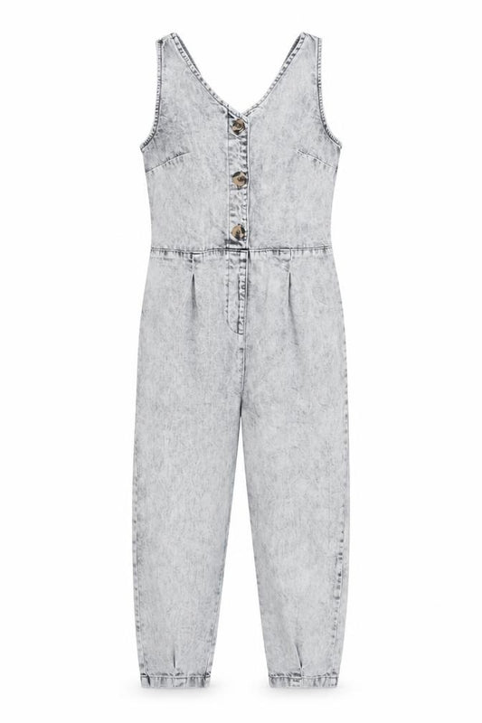 Next Grey Denim Jumpsuit for Girls Age 11 - Stylish & Casual
