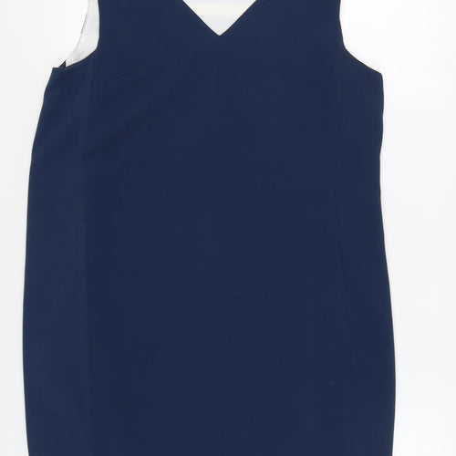Vero Moda Women's Blue Striped Sheath Dress Size L
