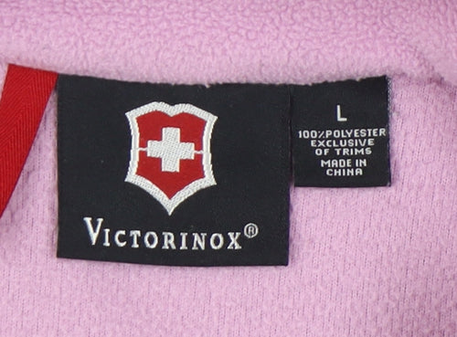Victorinox Women's Pink Fleece Jacket L