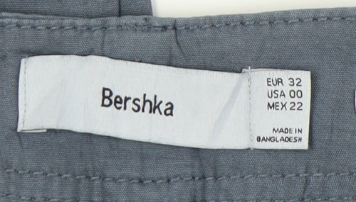 Bershka Women's Grey Cargo Trousers, Size 4, New