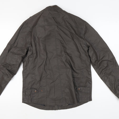 F.F.P. Men's Brown Military Style Jacket S