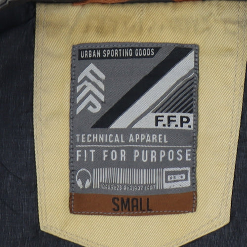 F.F.P. Men's Brown Military Style Jacket S
