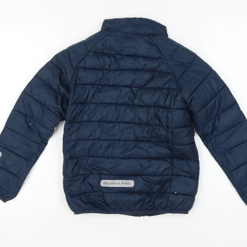 Polarn O. Pyret Boys Blue Puffer Jacket 11 Years Winter Coat
