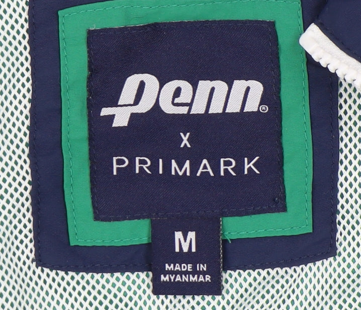 Penn x Primark Men's Green Windbreaker Jacket M
