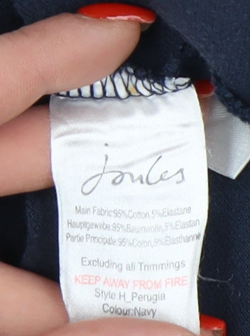 Joules Women's Blue Polo Shirt Size 16