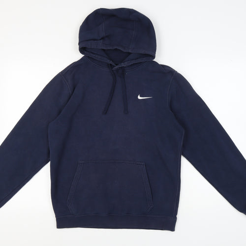 Nike Men's Blue Pullover Hoodie Size S