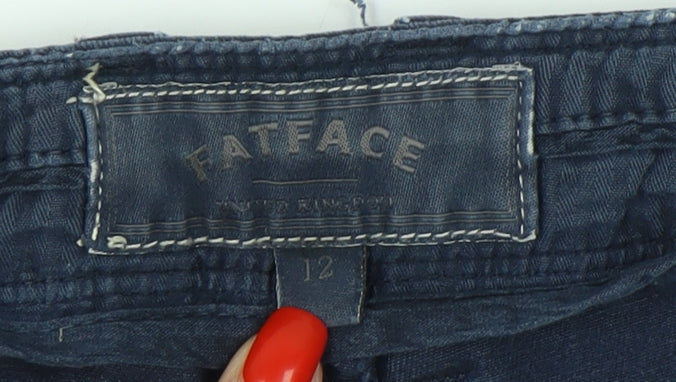 FatFace Women's Blue Chino Trousers Size 12