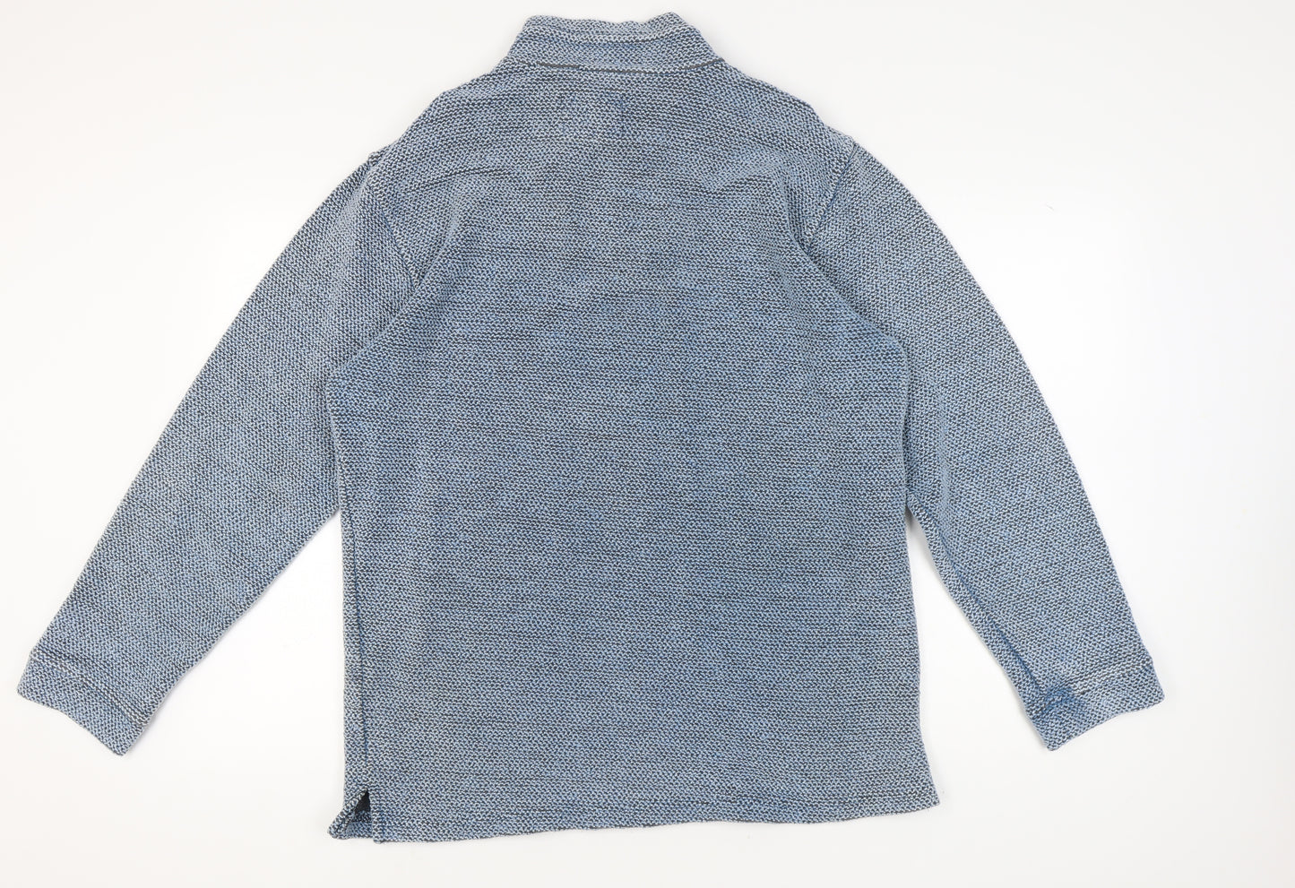 Weird Fish Men's Blue 1/4 Zip Sweatshirt L