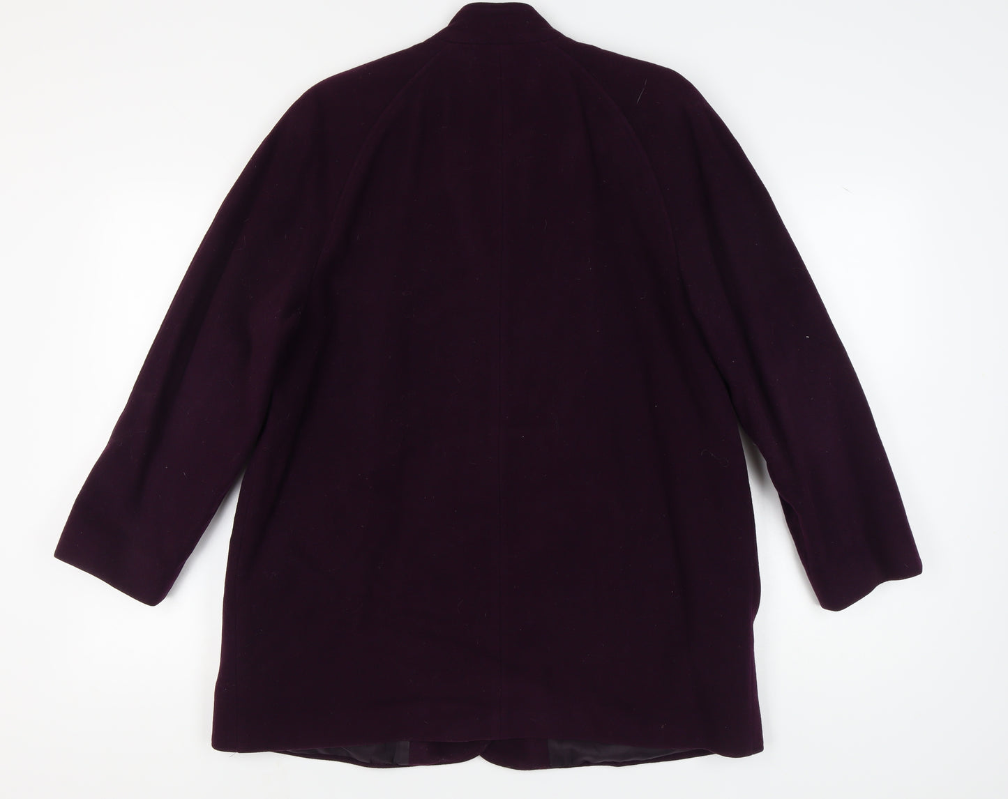 Eastex Women's Purple Wool Mid-Length Coat Size 16