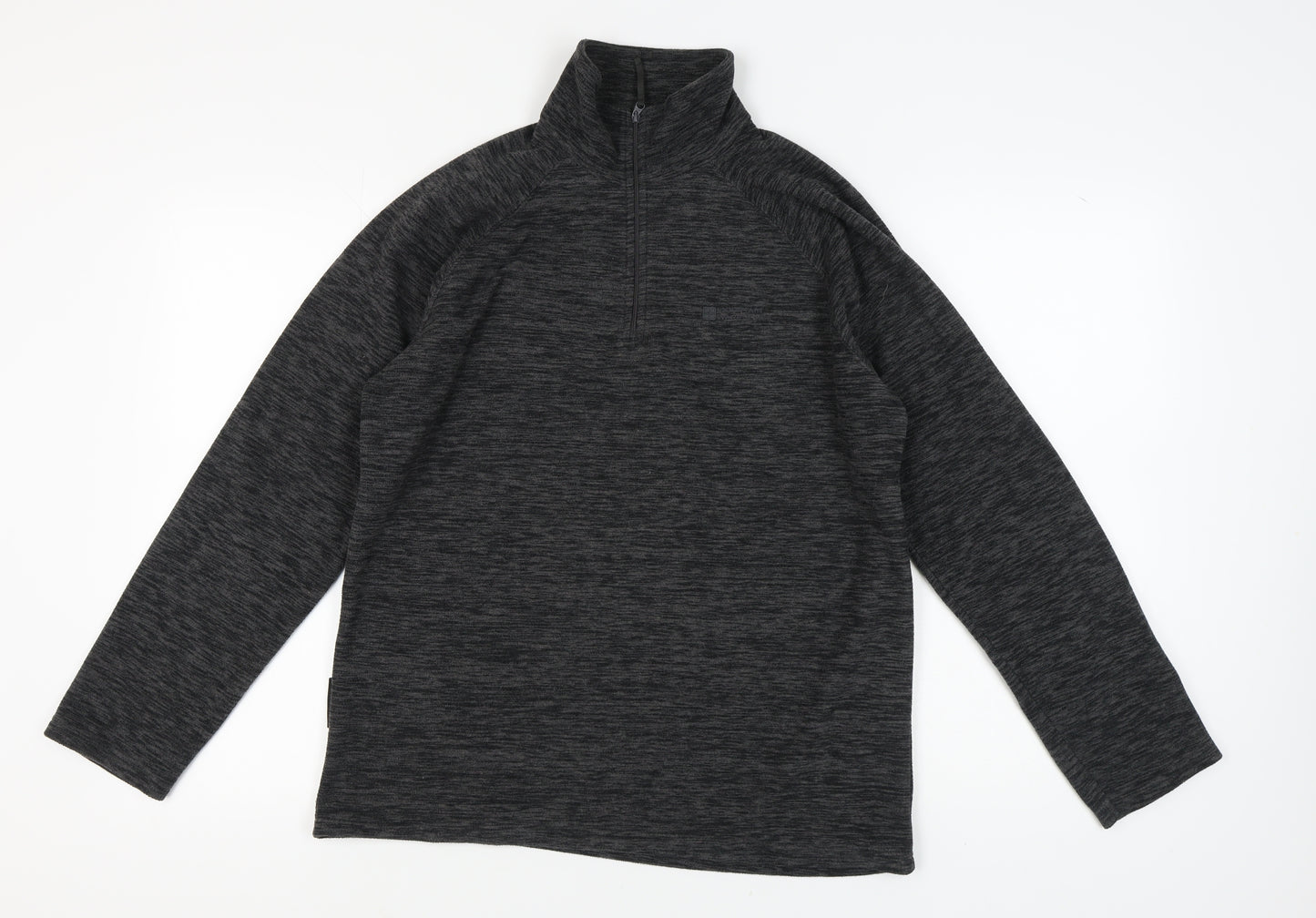 Mountain Warehouse Men's Black 1/4 Zip Sweatshirt M