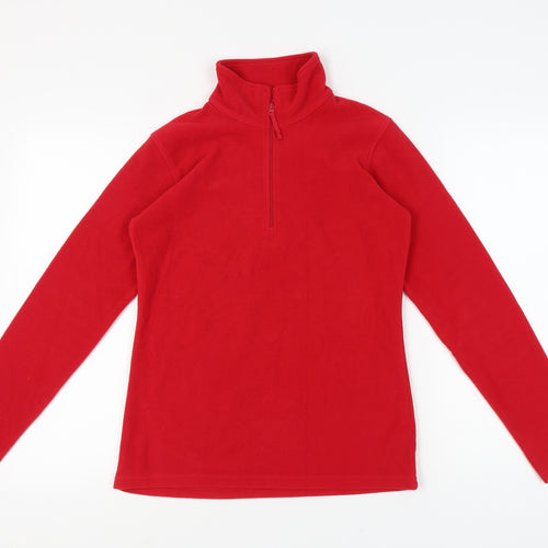 Mountain Warehouse Women's Red Fleece Pullover S