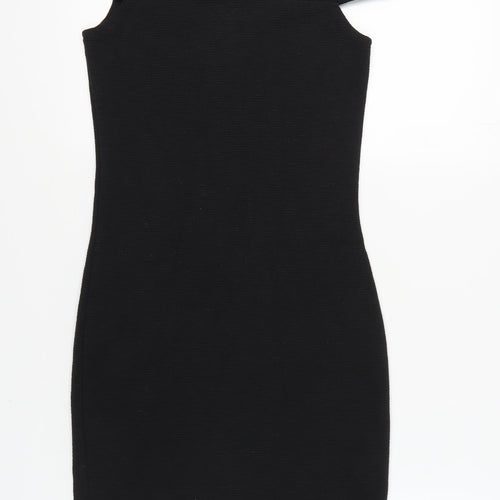 Superdry Women's Black Off the Shoulder Dress, Size S