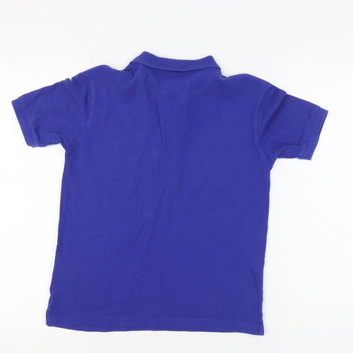 Lyle & Scott Boys Blue Polo Shirt, Size 12-13 Years, Logo Accent