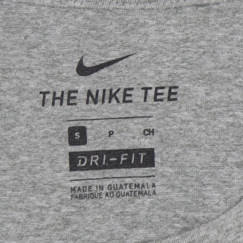 Nike Men’s Grey Graphic Print T-Shirt - Size S