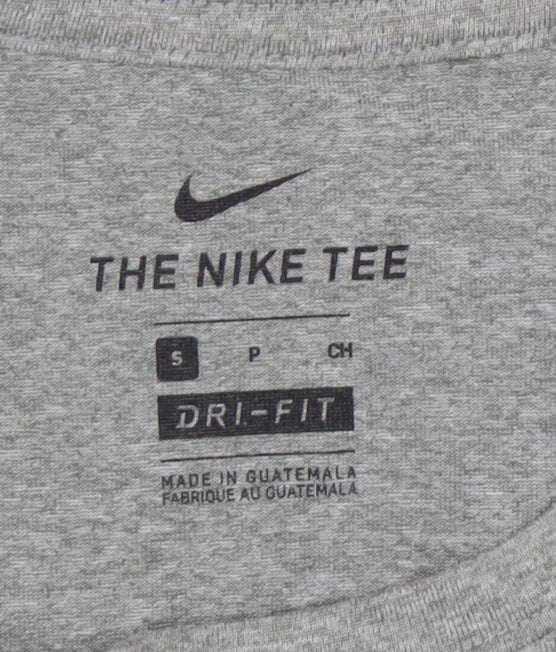 Nike Men’s Grey Graphic Print T-Shirt - Size S