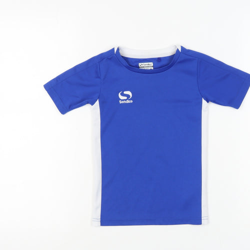 Sondico Boys' Blue Football T-Shirt, 3-4 Years, Sports Activewear