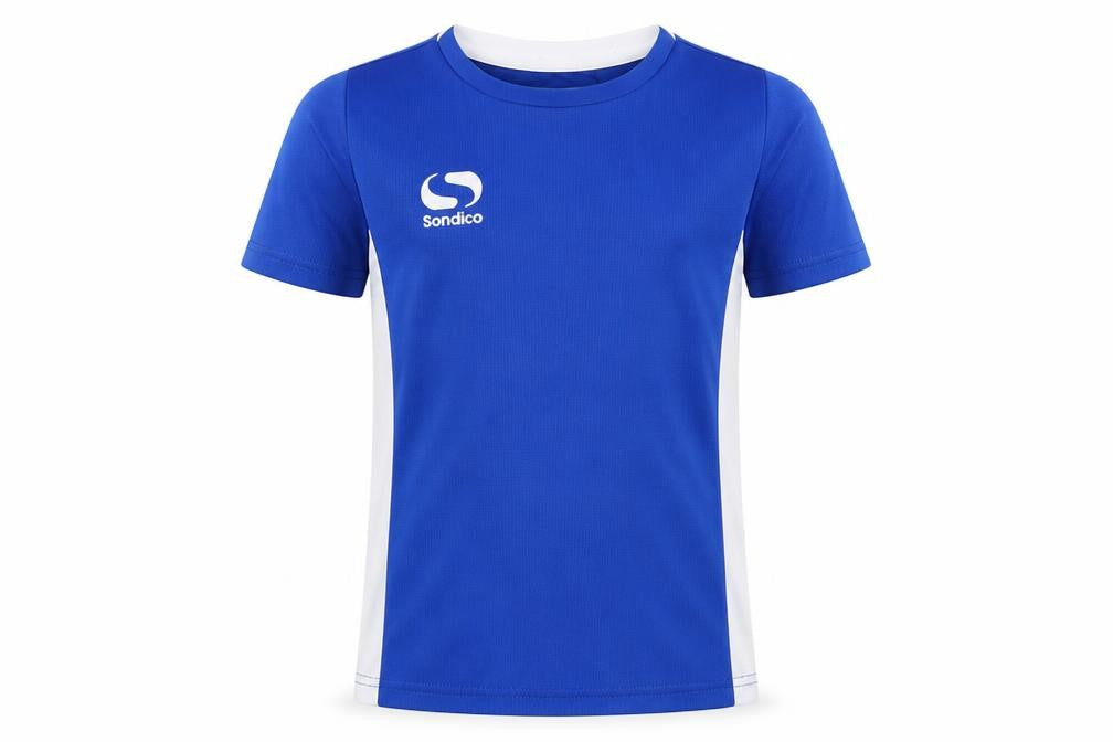 Sondico Boys' Blue Football T-Shirt, 3-4 Years, Sports Activewear