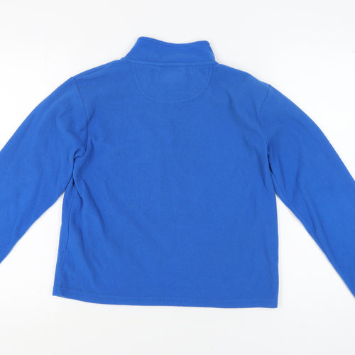 Peter Storm Girls Blue 1/4 Zip Fleece Sweatshirt 13 Years