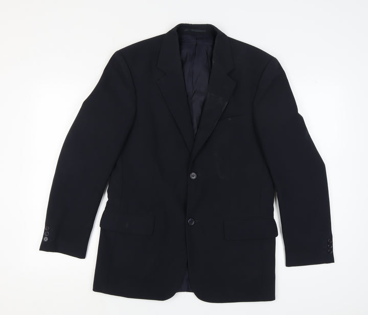 Farah Men's Blue Regular Blazer, Size 38R