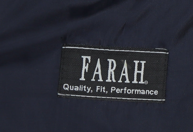 Farah Men's Blue Regular Blazer, Size 38R