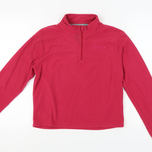 Peter Storm Girls Red Fleece Pullover Sweatshirt 13 Years