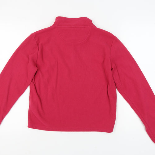 Peter Storm Girls Red Fleece Pullover Sweatshirt 13 Years