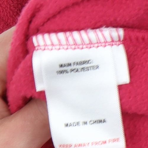 Peter Storm Girls Red Fleece Pullover Sweatshirt 13 Years