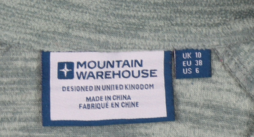 Mountain Warehouse Women's Green Pullover Sweatshirt, Size 10