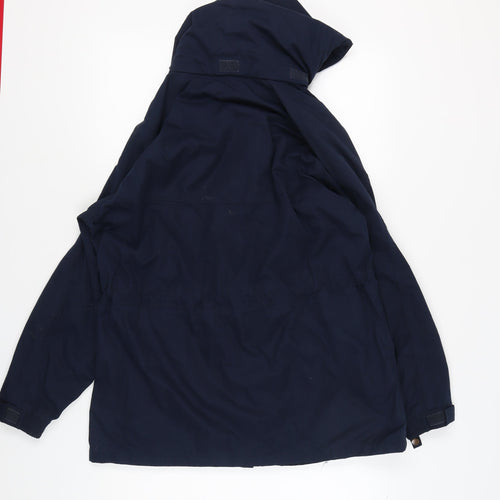 Regatta Women's Blue Parka, Size 14, Hooded Waterproof