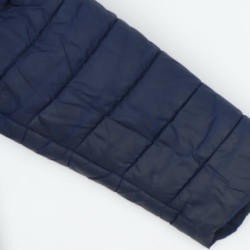 Jack & Jones Men's Blue Hooded Puffer Jacket M