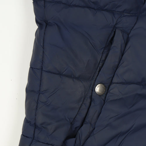 Jack & Jones Men's Blue Hooded Puffer Jacket M